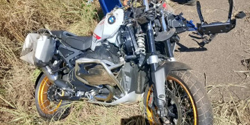 Policial civil fica ferido após acidente de moto no interior do Piauí