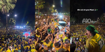 Bloquinho 22 reúne apoiadores de Flávio em Teresina; Nikolas pede que Jair Bolsonaro volte ao Piauí quando for solto