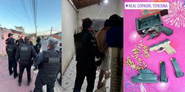 DRACO deflagra operação e prende membros de facção que ostentavam armas nas redes sociais em Teresina e Altos