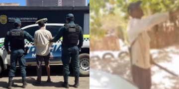 Homem é preso por suspeita de ameaçar mulher com facão em São Raimundo Nonato, Piauí
