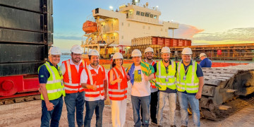 Porto Piauí faz primeira atracação de navio de carga no Terminal de Uso Privado