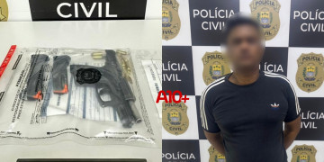 Suspeito de integrar facção com extensa ficha criminal é preso com arma de uso restrito na zona Sul de Teresina