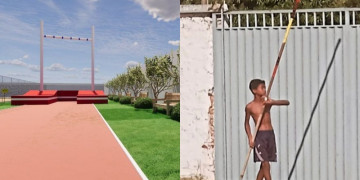 Obra do complexo de atletismo em cidade de menino que viralizou saltando com vara deve ser concluída em outubro no Piauí