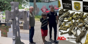 Homem é preso por suspeita de furtar crucifixos de túmulos em cemitério de Teresina; peças eram vendidas por R$ 40