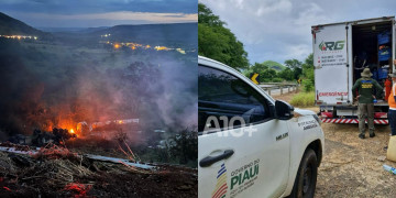 Semarh avalia danos ambientais após acidente com caminhão que carregava Álcool Anidro no Piauí; motorista morreu