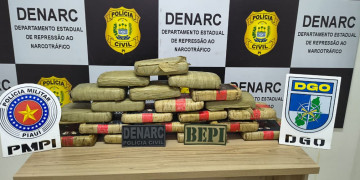 Operação apreende quase 20 kg de drogas enviadas do Pará para serem comercializadas em Teresina; suspeito é preso após perseguição