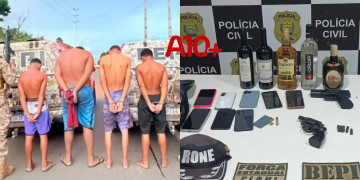 Adolescentes são apreendidos após invadirem residência, amarrarem vítimas e fazerem arrastão na zona Norte de Teresina