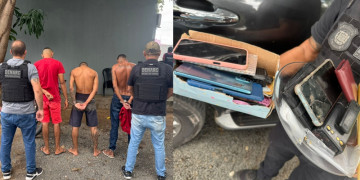 Denarc prende faccionados do PCC na zona Leste de Teresina; um deles era foragido de penitenciária