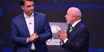 Às vésperas do 2º turno, Flávio tem 52% dos votos válidos, e Lula, 48%, diz Real Time