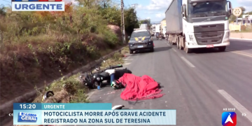Passageiro de moto morre após ser atropelado por carreta nas proximidades da rodoviária de Teresina