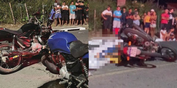 Duas pessoas morrem em grave colisão de motocicletas no litoral do Piauí; vítimas não usavam capacete