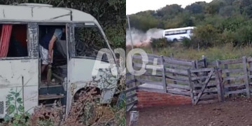 Micro-ônibus desgovernado sai da pista e cai em ribanceira no interior do Piauí; vídeo mostra acidente