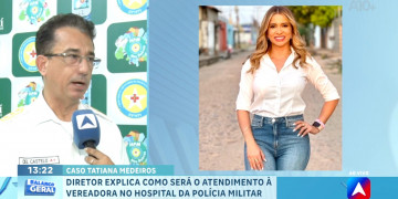 Vereadora Tatiana Medeiros terá acompanhamento psiquiátrico e segurança direcionada 24 horas no HPM, diz diretor