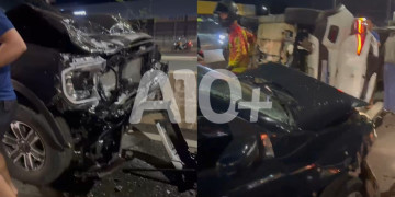Grave colisão com vários veículos deixa feridos na BR-316, zona Sul de Teresina; VÍDEO!