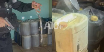 Polícia descobre depósito clandestino de combustível em Teresina; jovem é preso