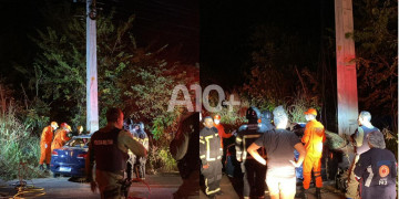 Homem morre após batida de veículo contra dois postes em Teresina; motorista fica gravemente ferida