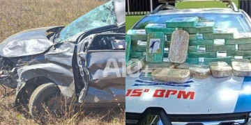 Polícia encontra grande quantidade de drogas durante ocorrência de acidente no interior do Piauí; homem é preso