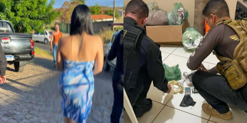 Mulher que assumiu o lugar do marido no tráfico de drogas é presa durante operação no Piauí