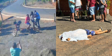 Vídeo mostra exato momento em que filho é morto a tiros e pai é baleado no interior do Piauí