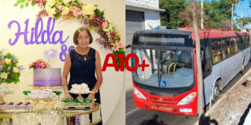Idosa morre após ser atropelada por ônibus enquanto limpava calçada no interior do Piauí