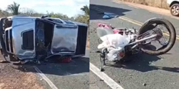 Motociclista morre em colisão com caminhonete no interior do Piauí