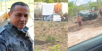 Policial militar do Piauí morre em grave acidente em povoado no Maranhão
