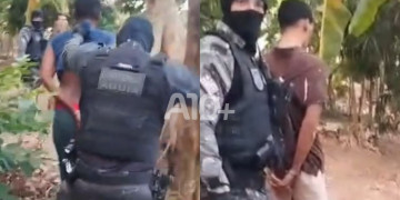 Após perseguição, dupla é presa com grande quantidade de drogas, dinheiro e arma em área de facções em Timon