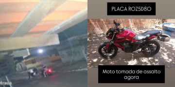 Filha de policial é assaltada quando voltava da igreja com a filha em Timon; família pede ajuda para localizar moto avaliada em R$ 30 mil