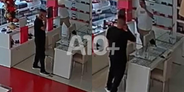 Câmeras flagram criminosos furtando óculos avaliados em R$ 8 mil dentro de ótica em Teresina; VÍDEO