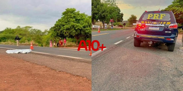 Homem morre após ser atropelado por carro no Piauí; vítima consertava sandália quando foi atingida
