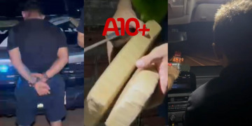 Suspeitos de tráfico de drogas tentam fugir da polícia, mas são presos no Piauí; VÍDEO!