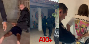 Polícia deflagra operação e prende 3 pessoas em boca de fumo no litoral do Piauí; duas delas faziam segurança do local