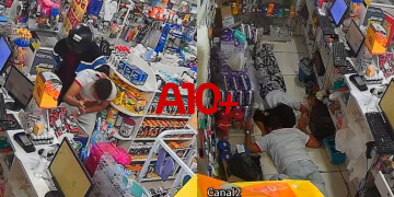 Criminosos armados invadem farmácia, rendem funcionários e roubam pertecentes e dinheiro em Teresina; VÍDEO!