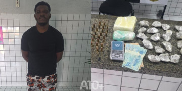 Homem que se passava por enfermeiro é preso com arma e drogas no litoral do Piauí; teria alugado imóvel para vender entorpecentes