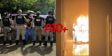 Homem agride companheira, incendeia a própria casa e, ao ser preso, ameaça matar a vítima quando deixar a prisão no Piauí