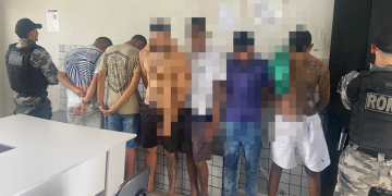 Faccionados que invadiram residência e montaram 