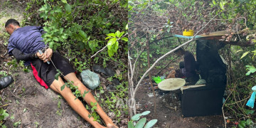 Após denúncia sobre indivíduos comercializando drogas em área de mata, homem é preso com mais de 200 porções de entorpecentes no Piauí