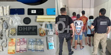 Polícia deflagra operação, prende suspeito de homicídio e desarticula boca de fumo em Teresina; mais 3 indivíduos capturados