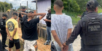 Suspeitos de roubo e estupro são presos e menor envolvido com homicídio é apreendido no Piauí