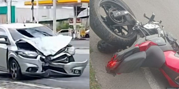 Motociclista morre após ser atropelado por carro em avenida de Teresina