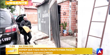 Polícia deflagra operação e prende faccionado do PCC que recrutava jovens para facção através das redes sociais em Teresina