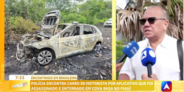 Bandidos deixaram provas do crime em carro de motorista encontrado carbonizado no Piauí, diz delegado; novas prisões serão realizadas