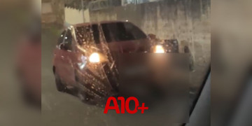 Homem em situação de rua é atropelado por motorista enquanto dormia em Teresina; VÍDEO!