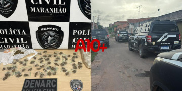 Mãe de principal alvo de operação contra tráfico de drogas é presa tentando se desfazer de entorpecentes em Timon-MA