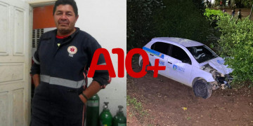 Motorista bate em carro, perde controle, desce ribanceira e morre no interior do Piauí; voltava do trabalho