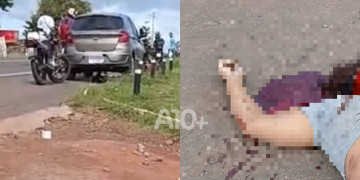 Mulher morre em acidente entre carro e moto em Timon, no Maranhão