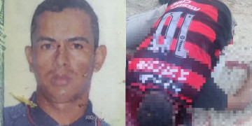 Homem parte pra cima de PM com facão e acaba morto a tiros no Piauí; número escrito em areia ao lado do corpo era da polícia