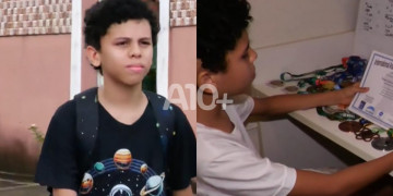 Domingo Espetacular destaca história de menino autista do Piauí que venceu bullying e ganhou reconhecimento da NASA
