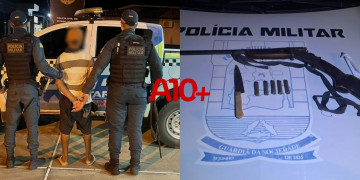 Polícia prende homem que estava tocando o terror em município piauiense e ameaçando até populares em bar