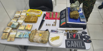 Grupo do Ceará é alvo de operação policial em Timon; armas, munições e pelo menos R$ 40 mil são apreendidos